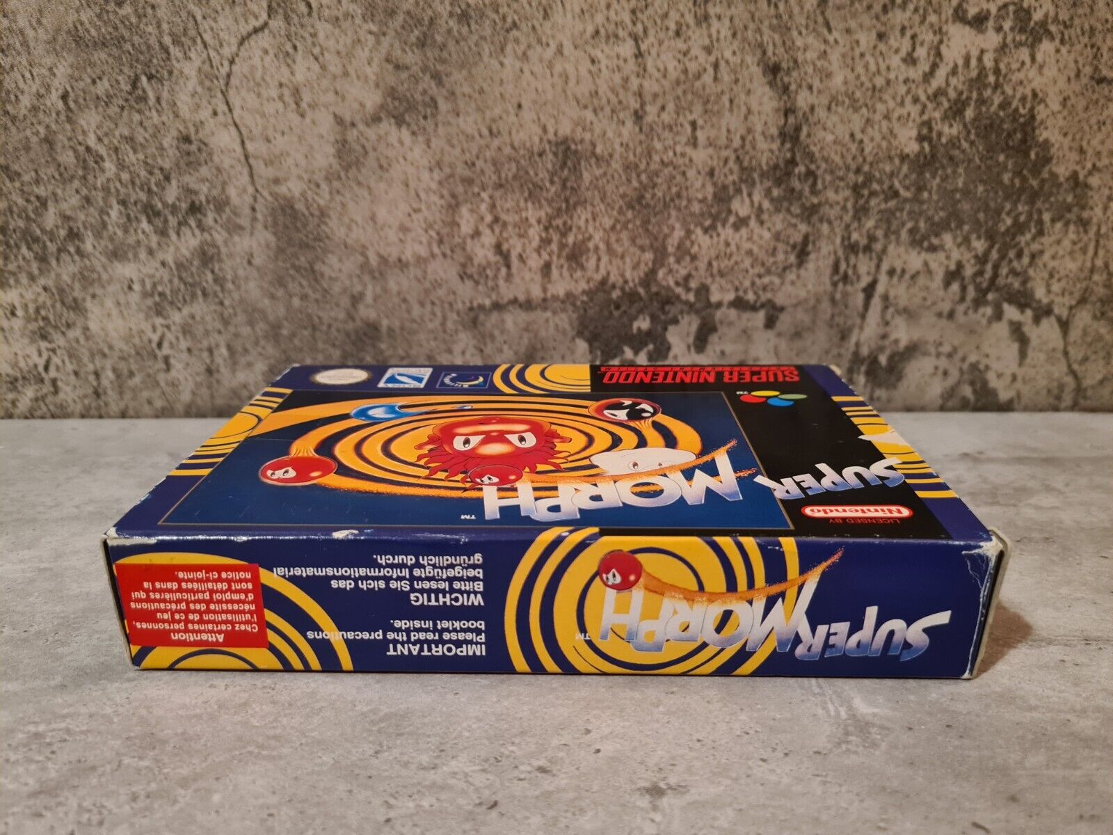 SNES Super Nintendo Super Morph mit OVP und Anleitung EUR - T-Retro-Games 