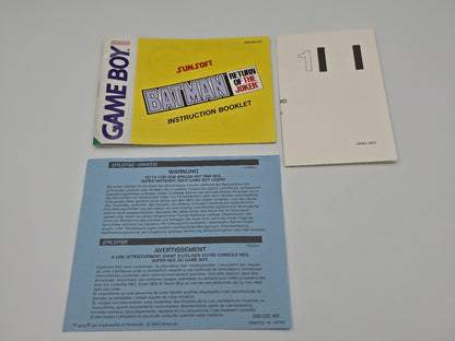 Nintendo Game Boy Classic Batman Return of The Joker mit OVP und Anleitung UKV