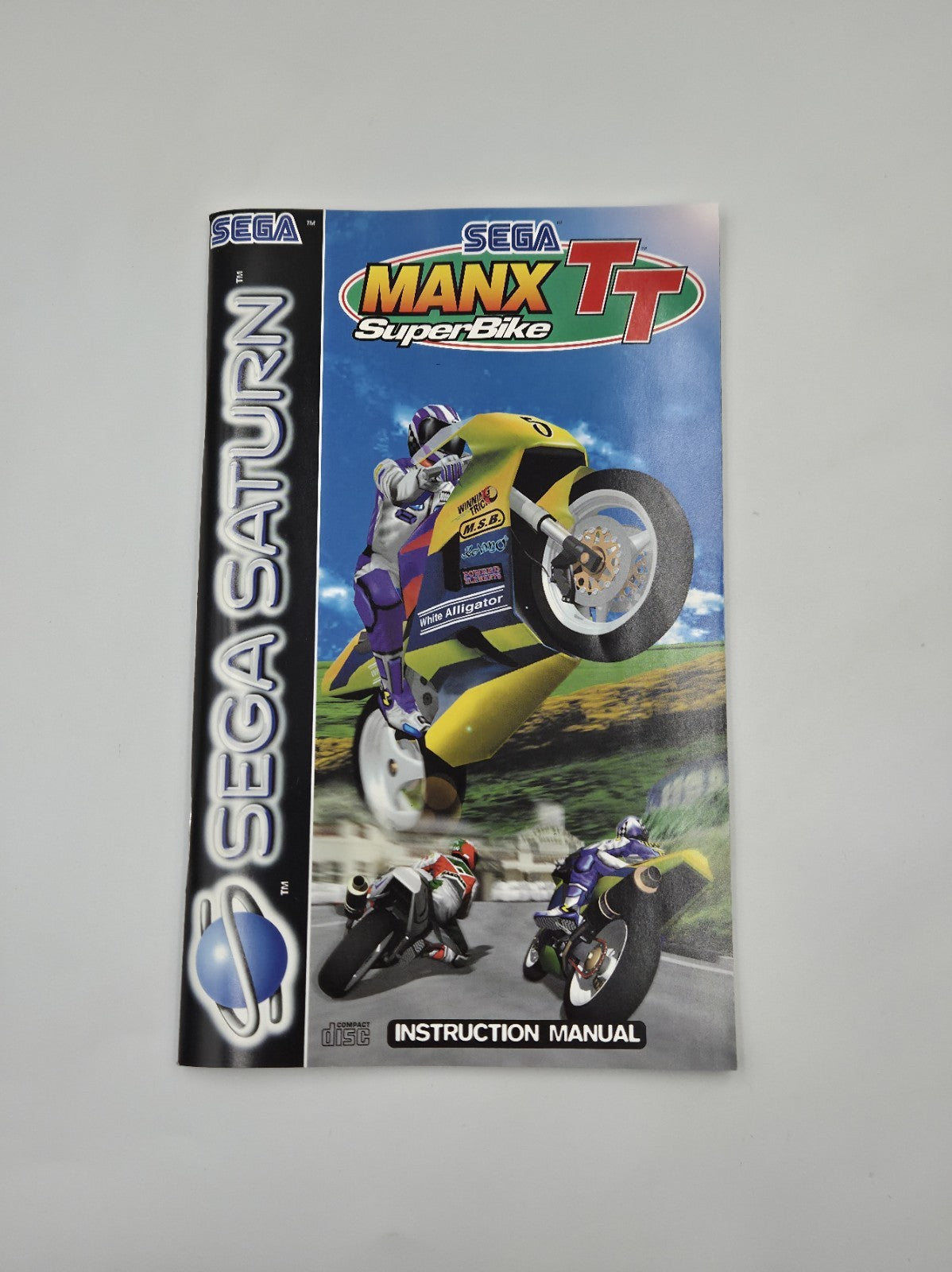 Sega Saturn Spiel Manx TT SuperBike mit OVP und Anleitung Multi Language 
