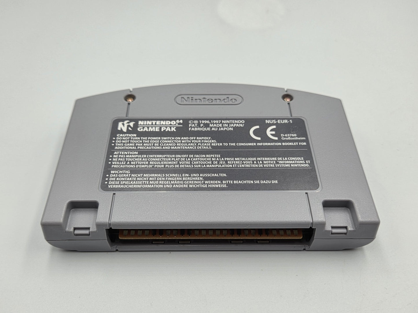 N64 Nintendo 64 Super Smash Bros. mit OVP und Anleitung EUR