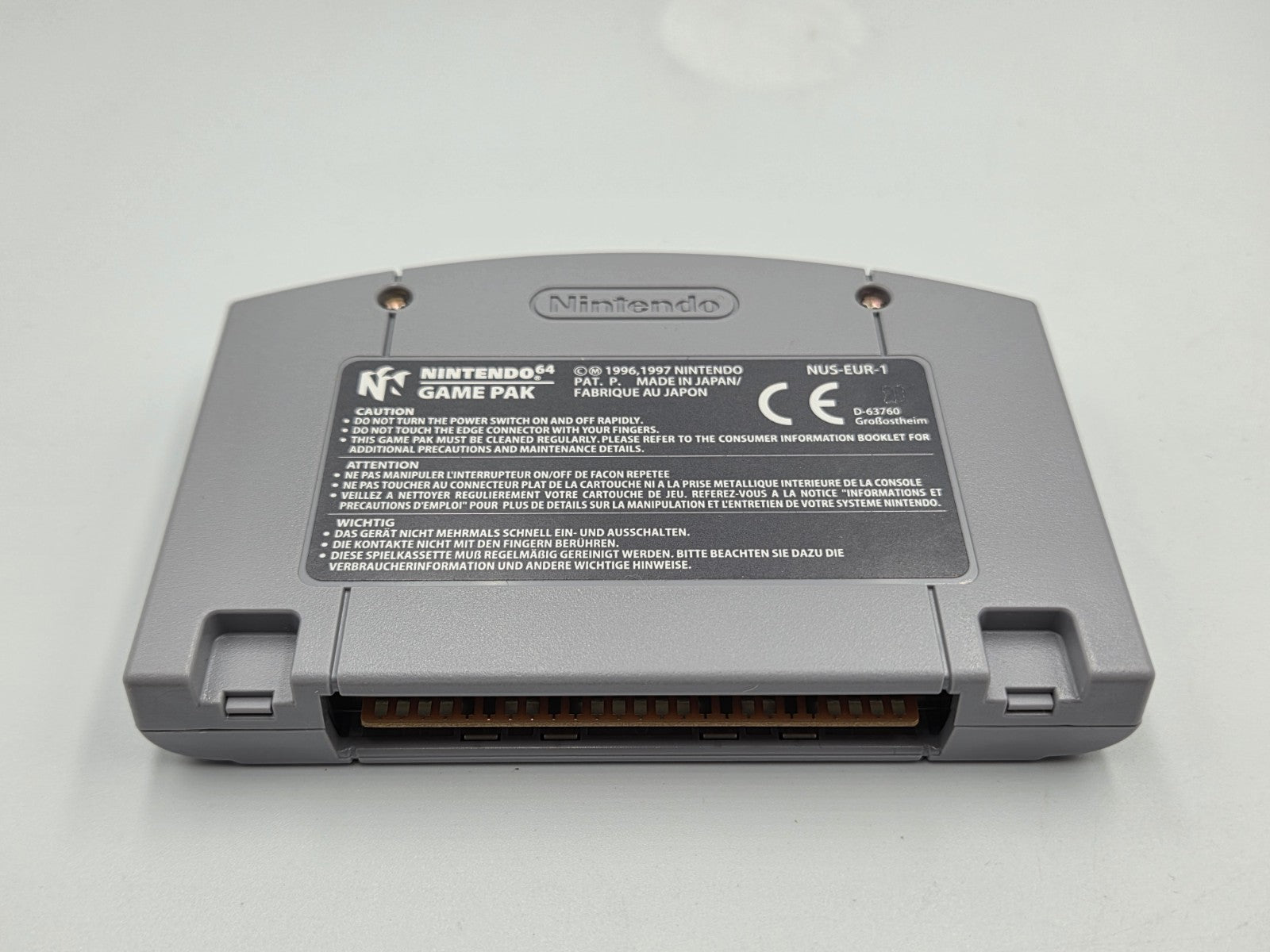 N64 Nintendo 64 Super Smash Bros. mit OVP und Anleitung EUR