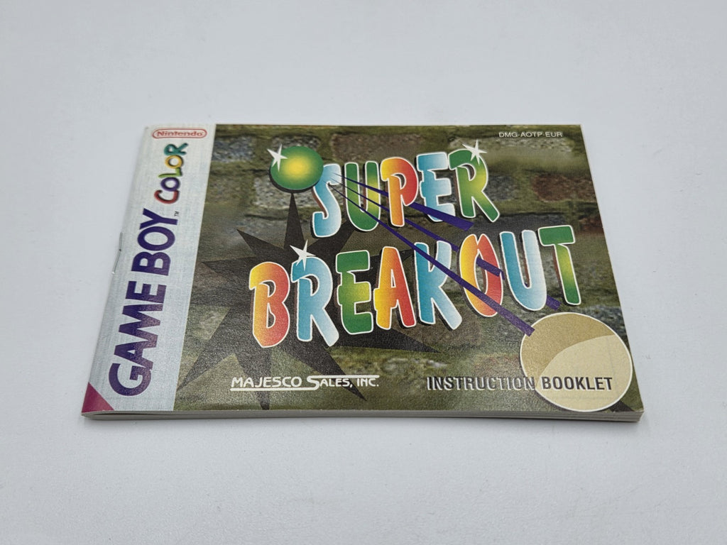 Nintendo Game Boy Color Super Breakout mit OVP und Anleitung EUR