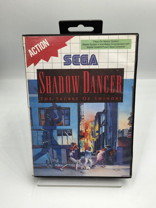 Sega Master System Shadow Dancer  mit OVP und Anleitung Multi Language 