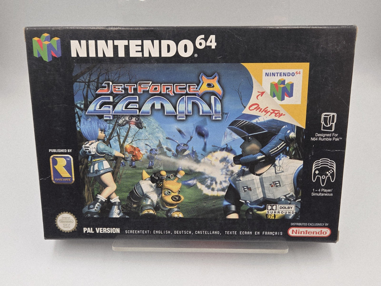 N64 Nintendo 64 Jet Force Gemini mit OVP und Anleitung EUR