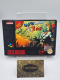 SNES Super Nintendo Earthworm Jim mit OVP und Anleitung EUR - T-Retro-Games 