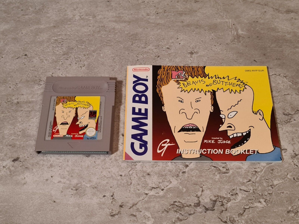 Nintendo Game Boy Classic Beavis and Butt-Head mit OVP und Anleitung EUR - T-Retro-Games 