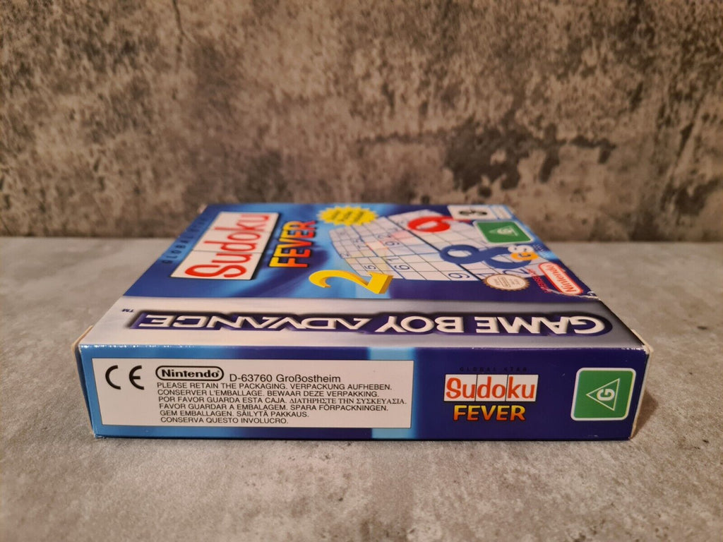 Gameboy Advance Sudoku Fever mit OVP und Anleitung EUR - T-Retro-Games 