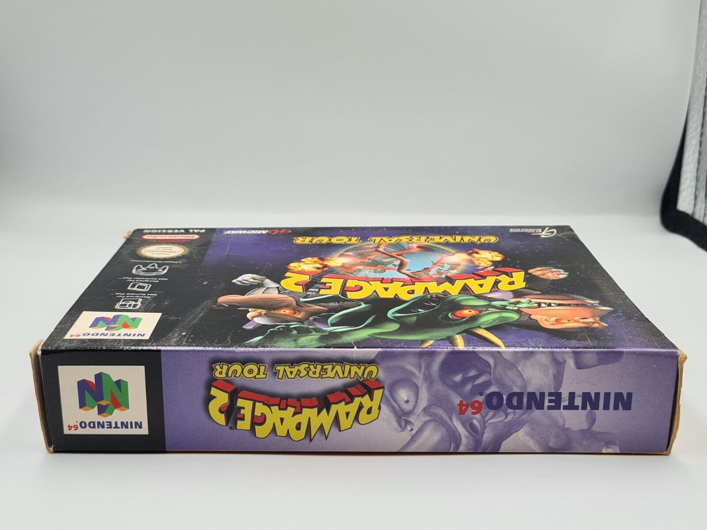 N64 Nintendo 64 Rampage 2 Universal Tour mit OVP und Anleitung EUR - T-Retro-Games 