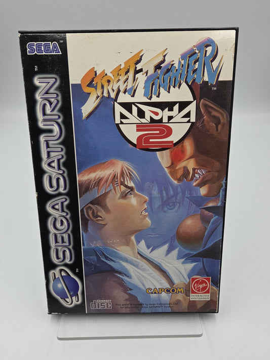 Sega Saturn Spiel Street Fighter Alpha 2 mit OVP und Anleitung  Multilingual
