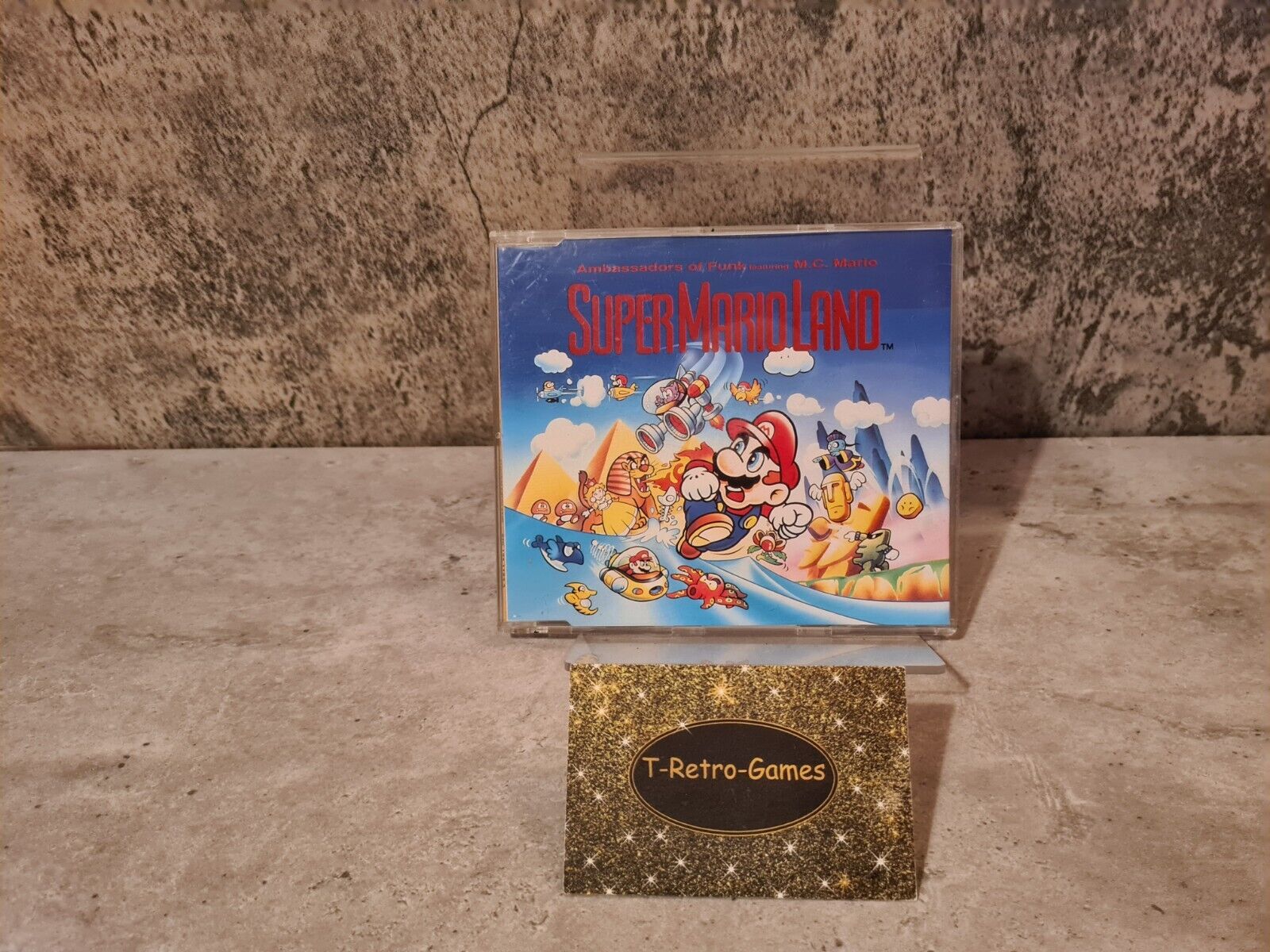 Super Mario Land Ambassadors of Funk featuring M.C. Mario Nintendo 1992 - T-Retro-Games 