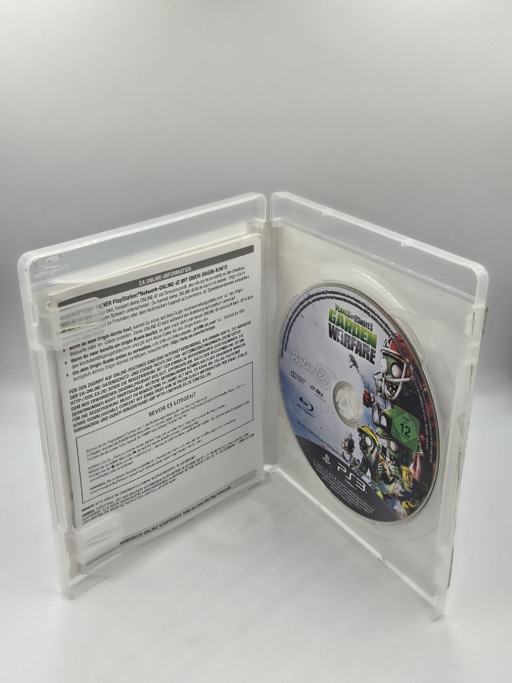 PS3 Playstation 3 Spiel Plants vs. Zombies mit OVP und Anleitung Deutsch