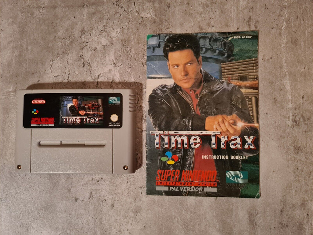 SNES Super Nintendo Time Trax mit OVP und Anleitung UKV - T-Retro-Games 