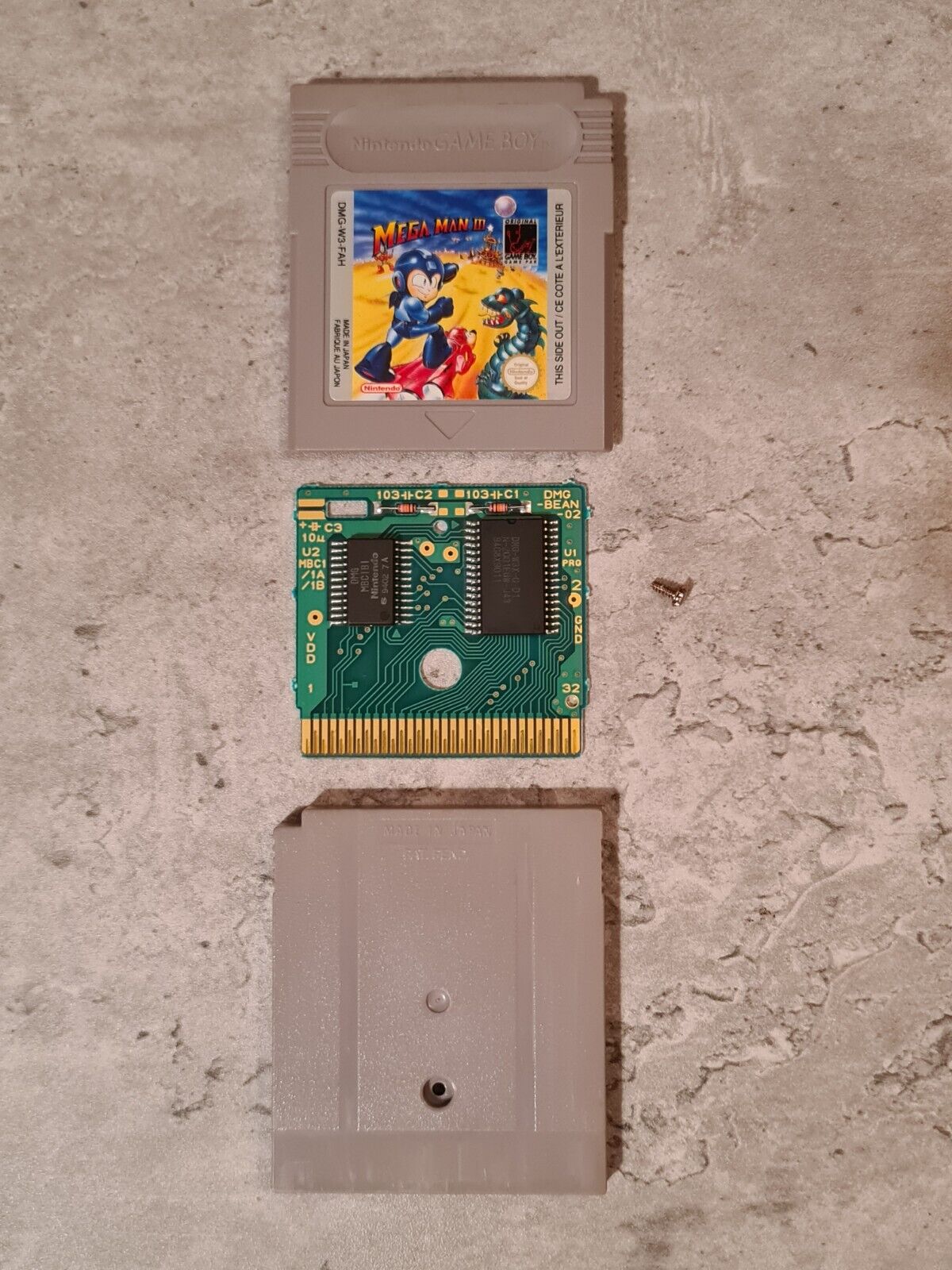 Nintendo Game Boy Classic Spiel Mega Man III Modul FAH - T-Retro-Games 
