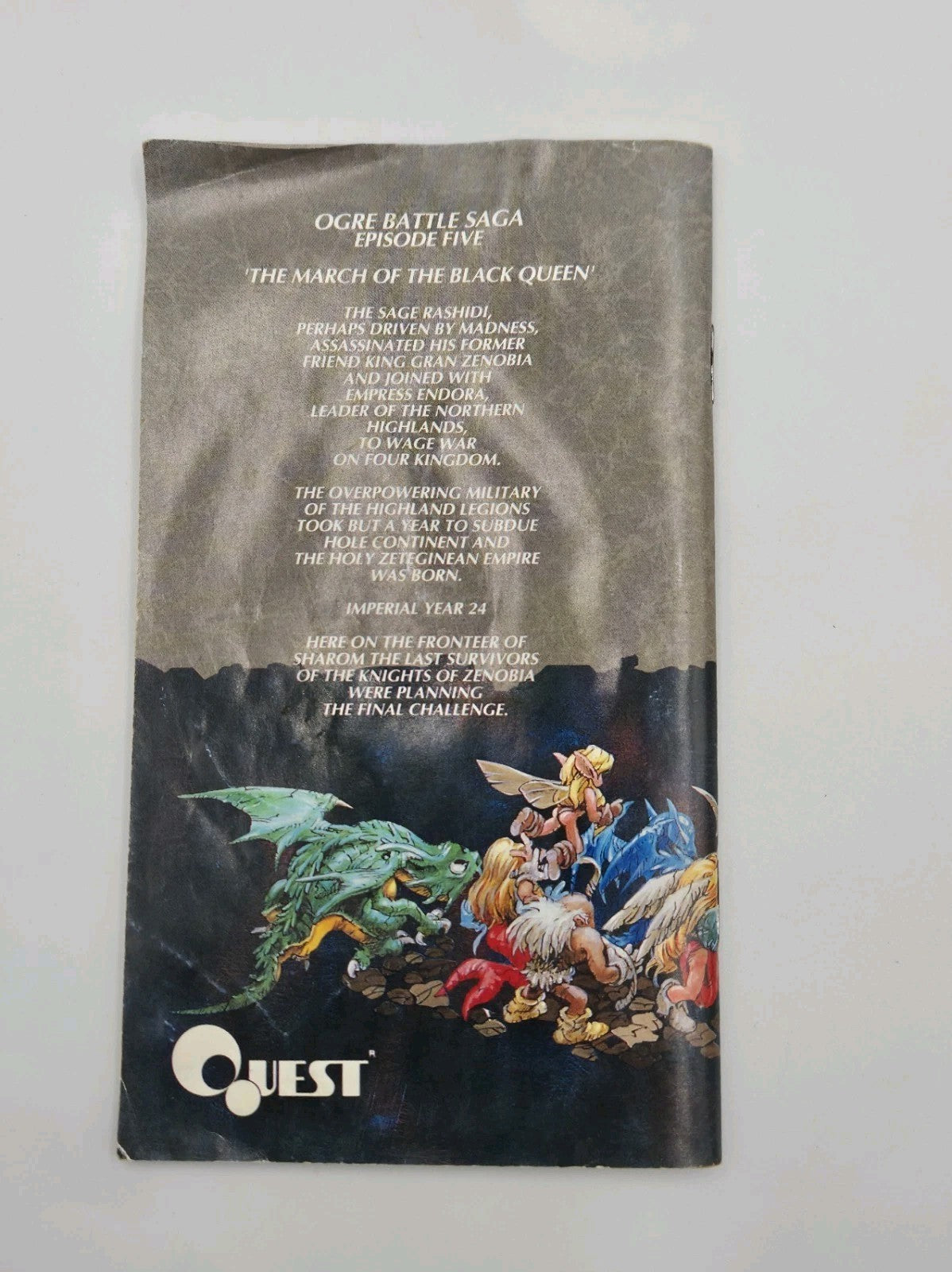 SFC Super Famicom Ogre Battle mit OVP und Anleitung Japan