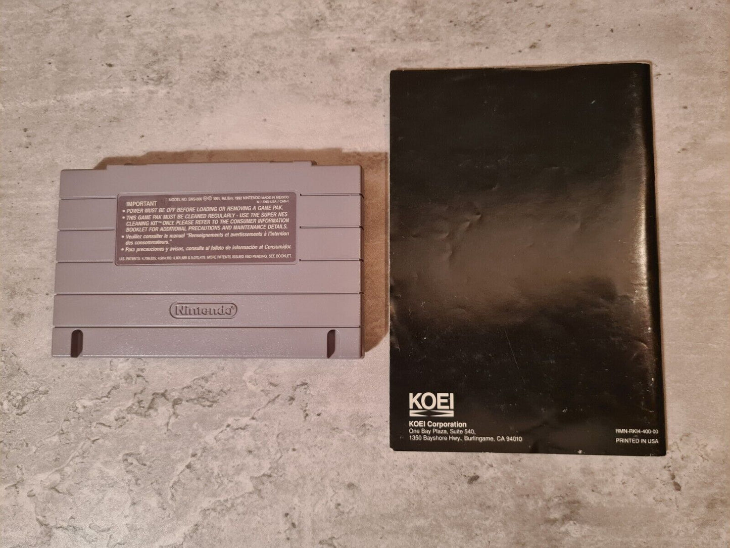 SNES Romance of the Three Kingdoms IV: Wall of Fire + OVP und Anleitung NTSC USA - T-Retro-Games 