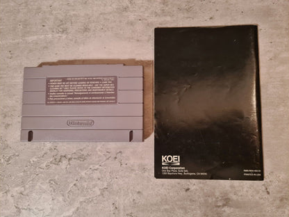 SNES Romance of the Three Kingdoms IV: Wall of Fire + OVP und Anleitung NTSC USA - T-Retro-Games 