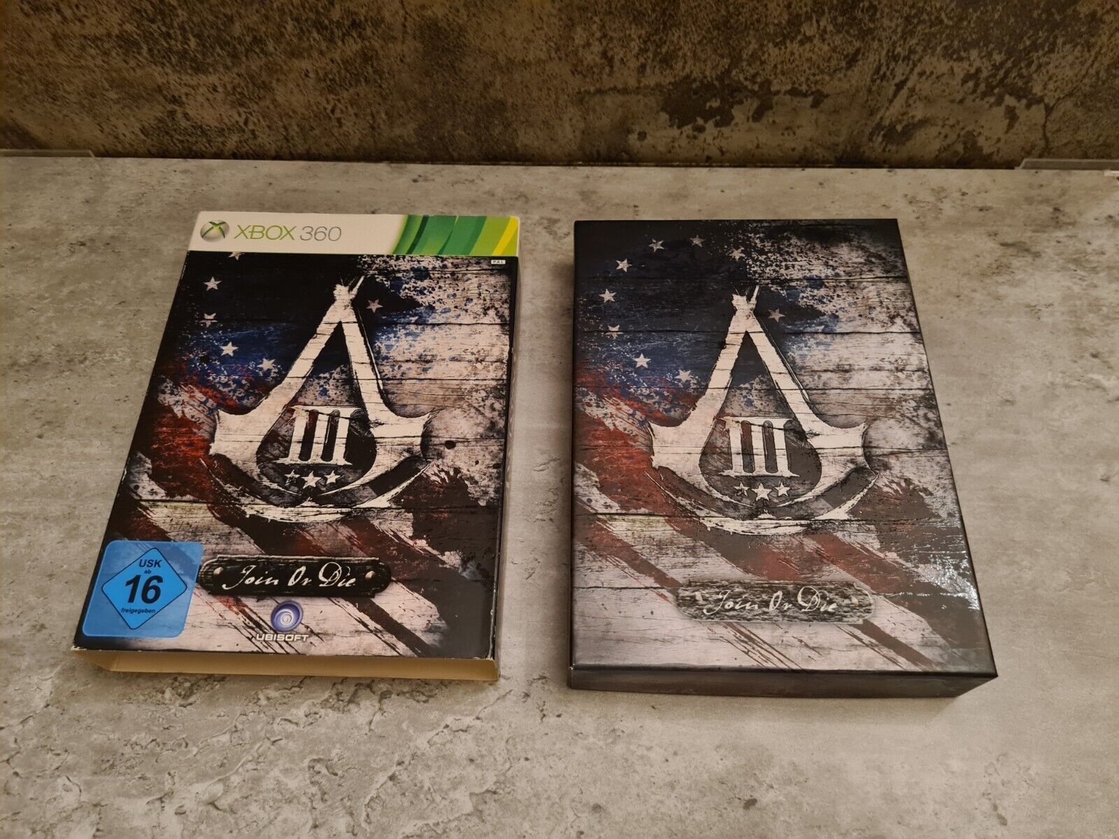 XBOX360 Assasin's Creed III Join or Die Limited Edition OVP - T-Retro-Games 
