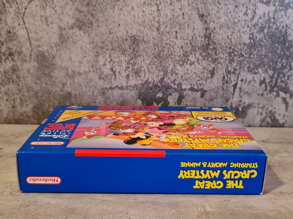 SNES Super Nintendo The Great Circus Mystery New Old Stock NEU - T-Retro-Games 