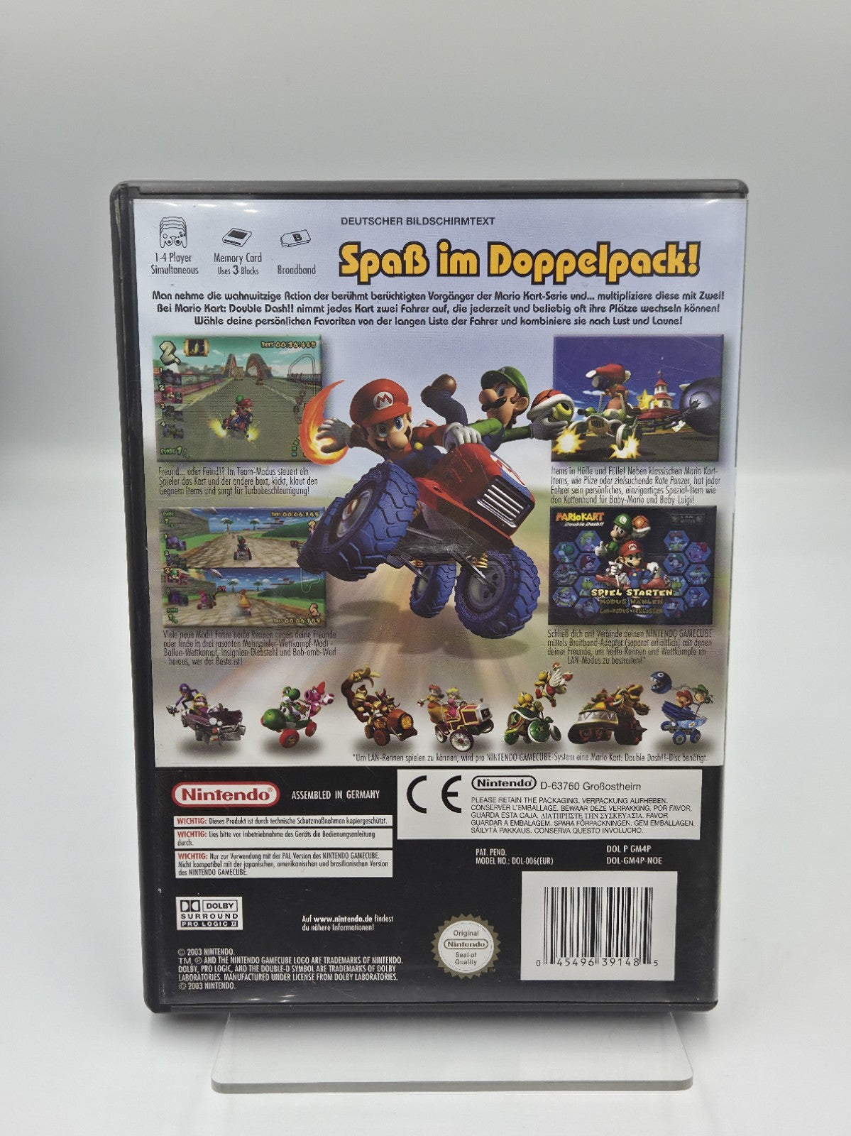 GameCube Mario Kart Double Dash!! Zelda Collectors Edition OVP und Anleitung NOE