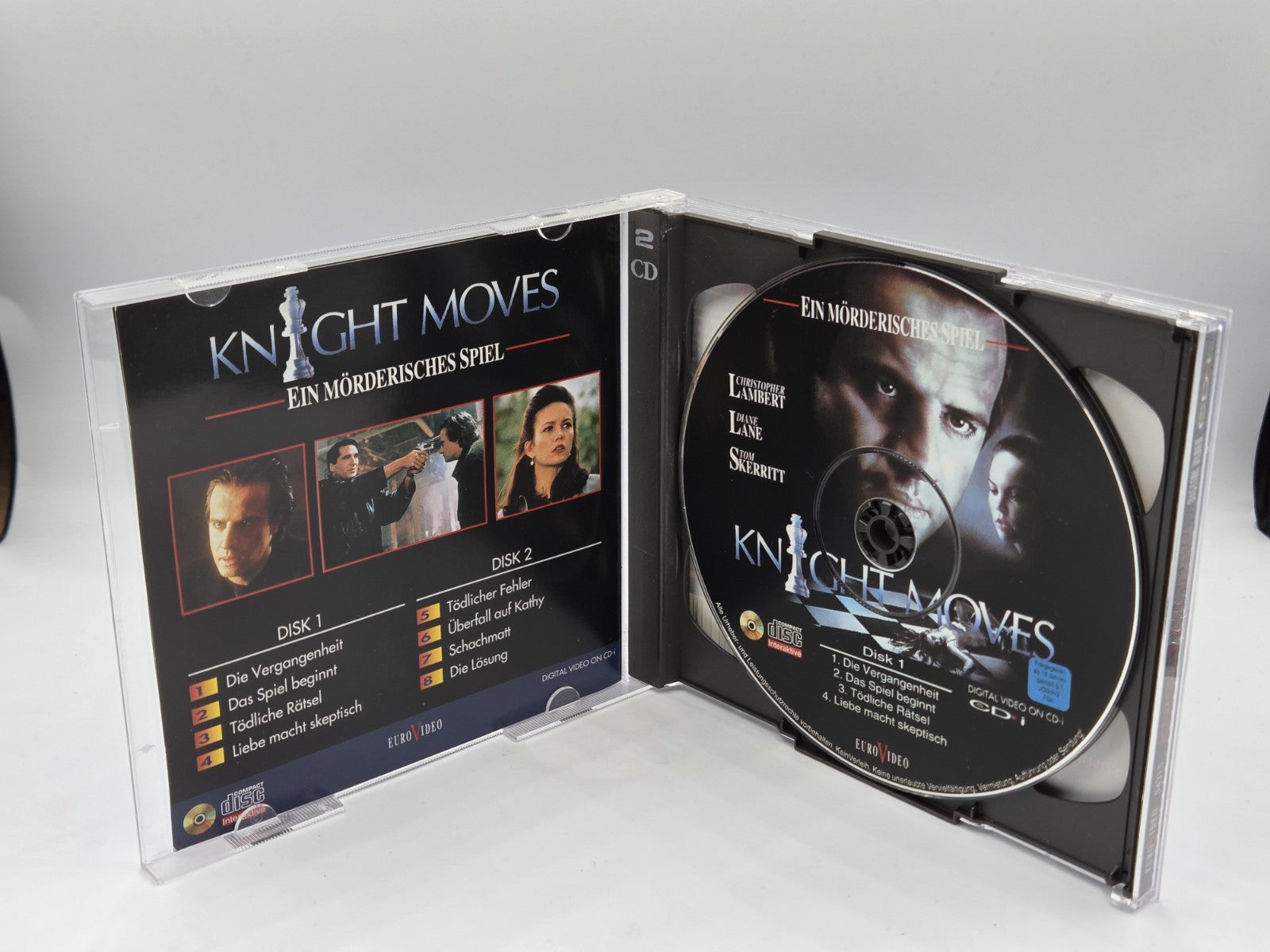 Philips CD-i Video CD Knight Moves 2 Discs Deutsch