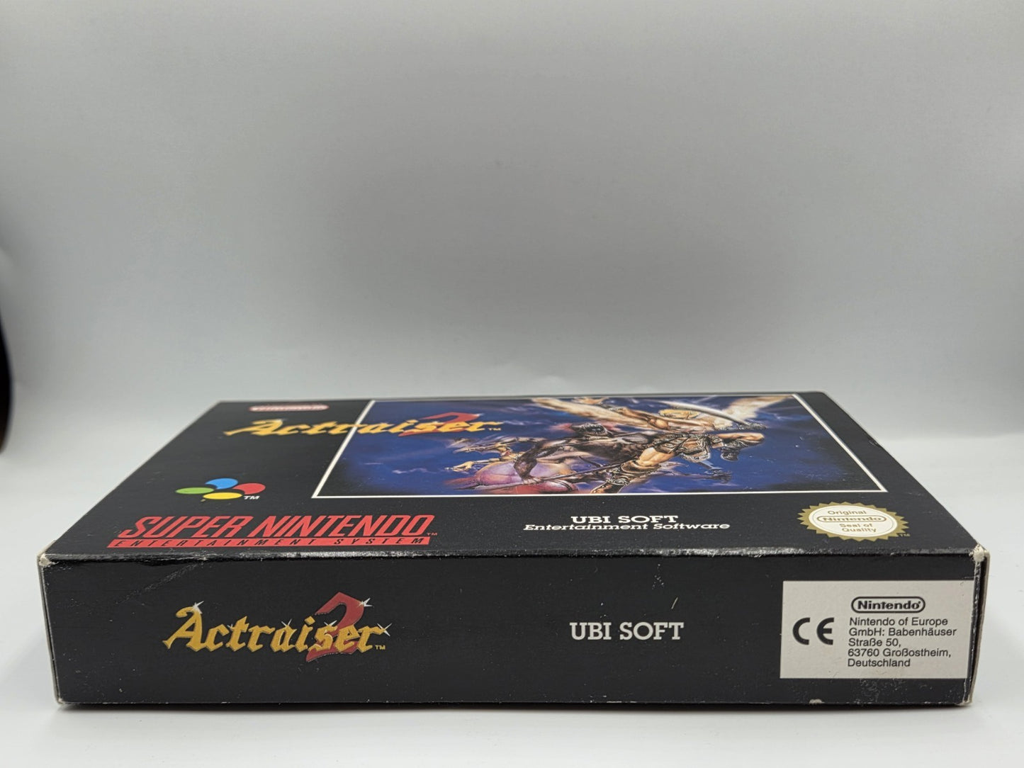 SNES Super Nintendo ActRaiser 2 mit OVP und Anleitung + Poster EUR