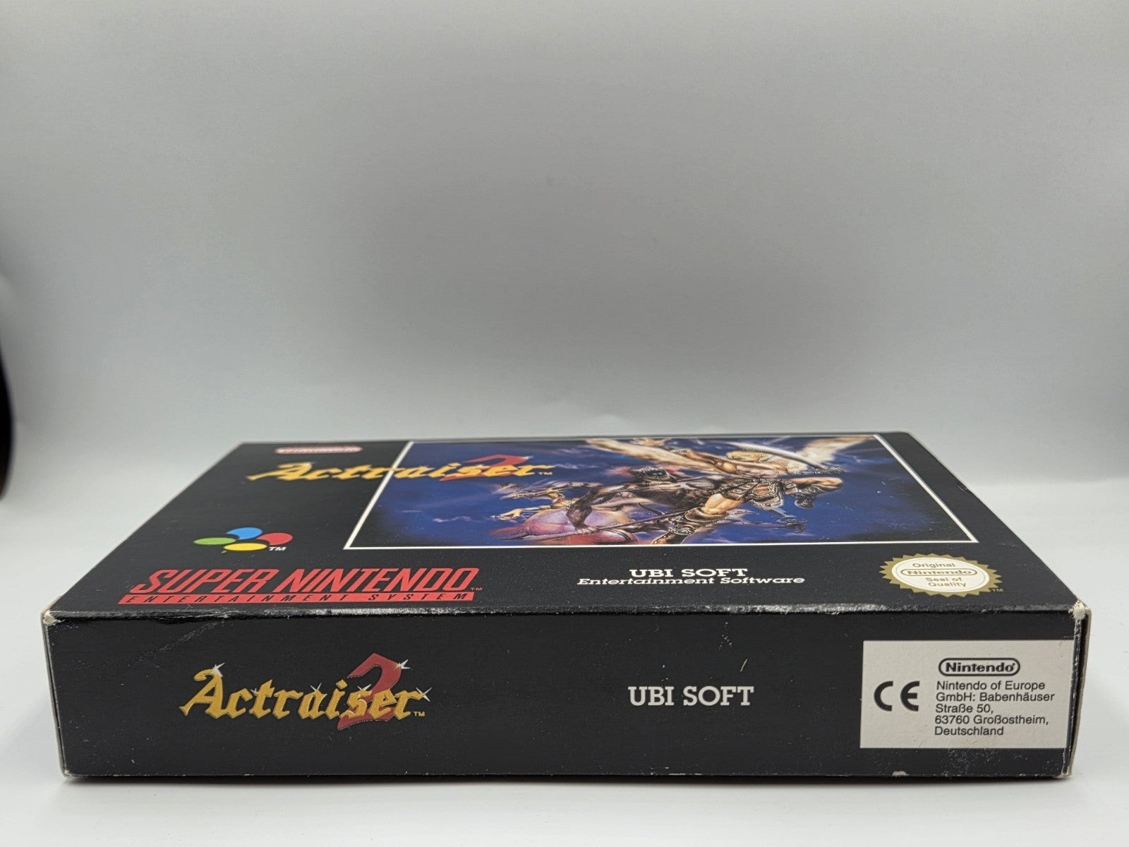 SNES Super Nintendo ActRaiser 2 mit OVP und Anleitung + Poster EUR