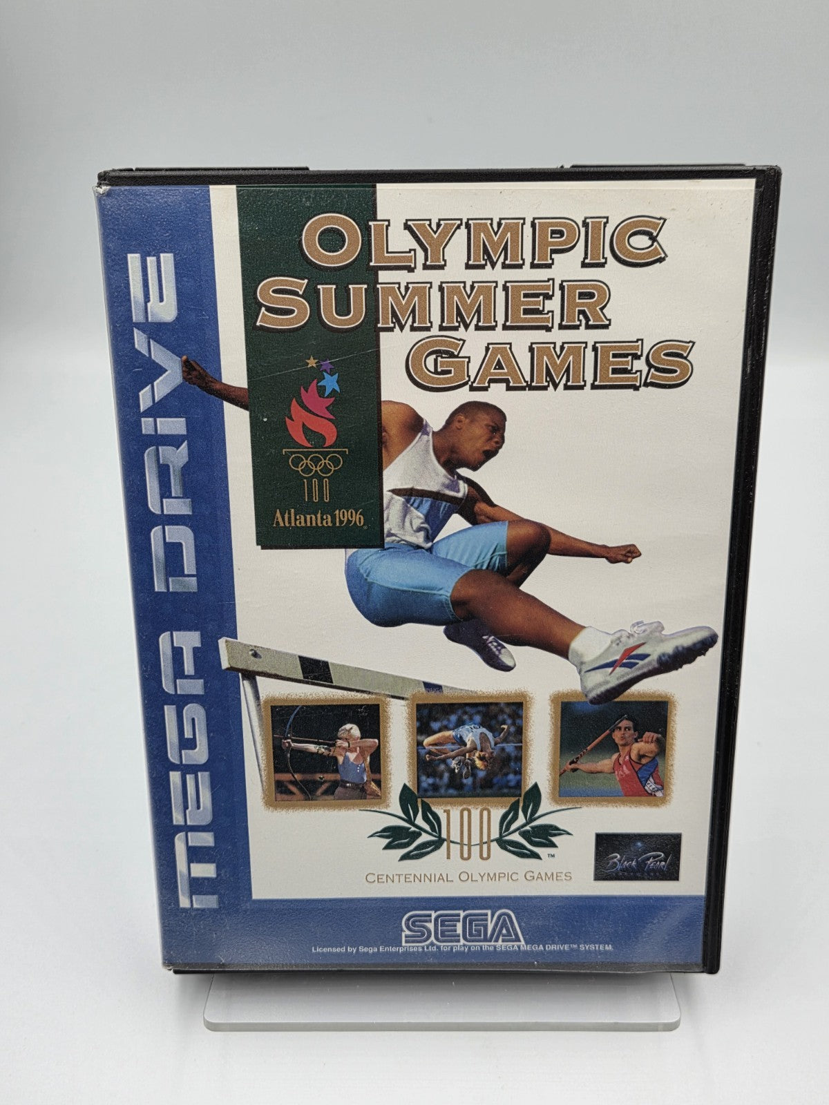 Sega Mega Drive Spiel Olympic Summer Games mit OVP und Anleitung Multilingual 