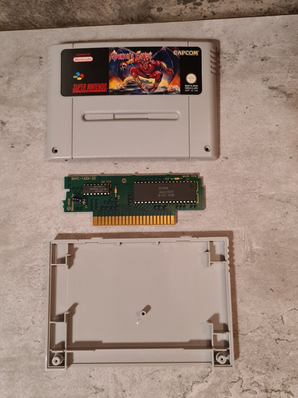 SNES Super Nintendo Demon's Crest mit OVP und Anleitung FAH - T-Retro-Games 