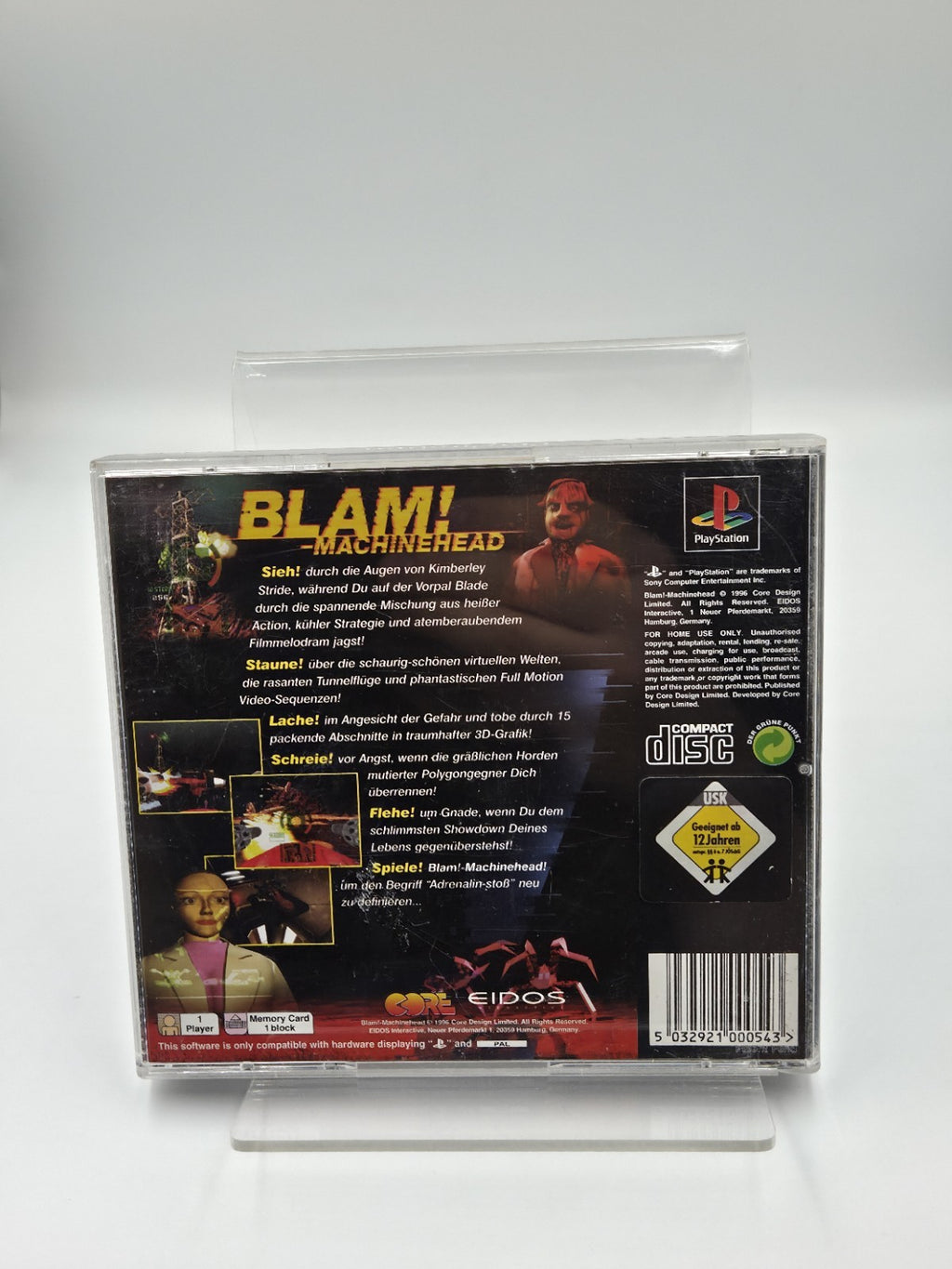 PS1 Playstation 1 Spiel Blam!-Machinehead mit OVP und Anleitung Deutsch