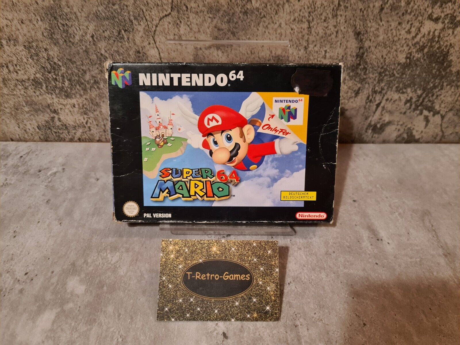 N64 Nintendo 64 Super Mario 64 mit OVP und Anleitung NOE - T-Retro-Games 