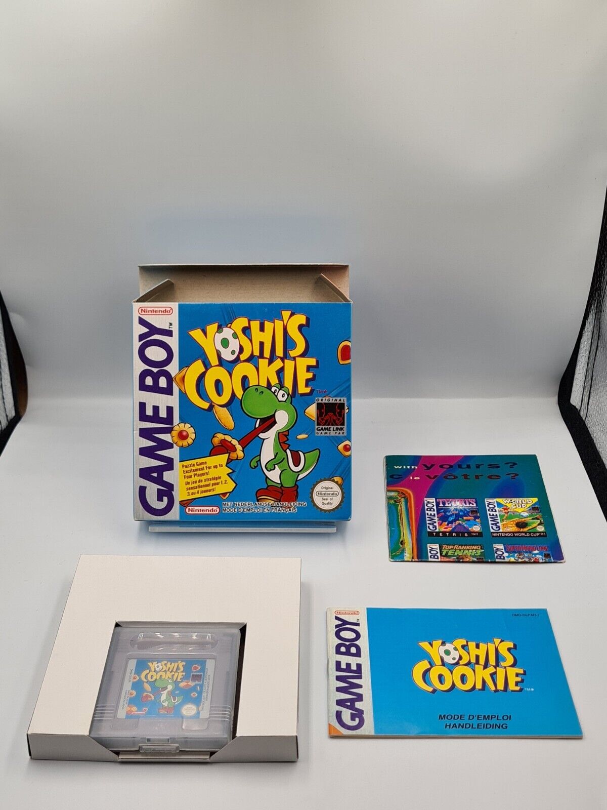 Nintendo Game Boy Classic Spiel Yoshi's Cookie mit OVP und Anleitung FAH - T-Retro-Games 