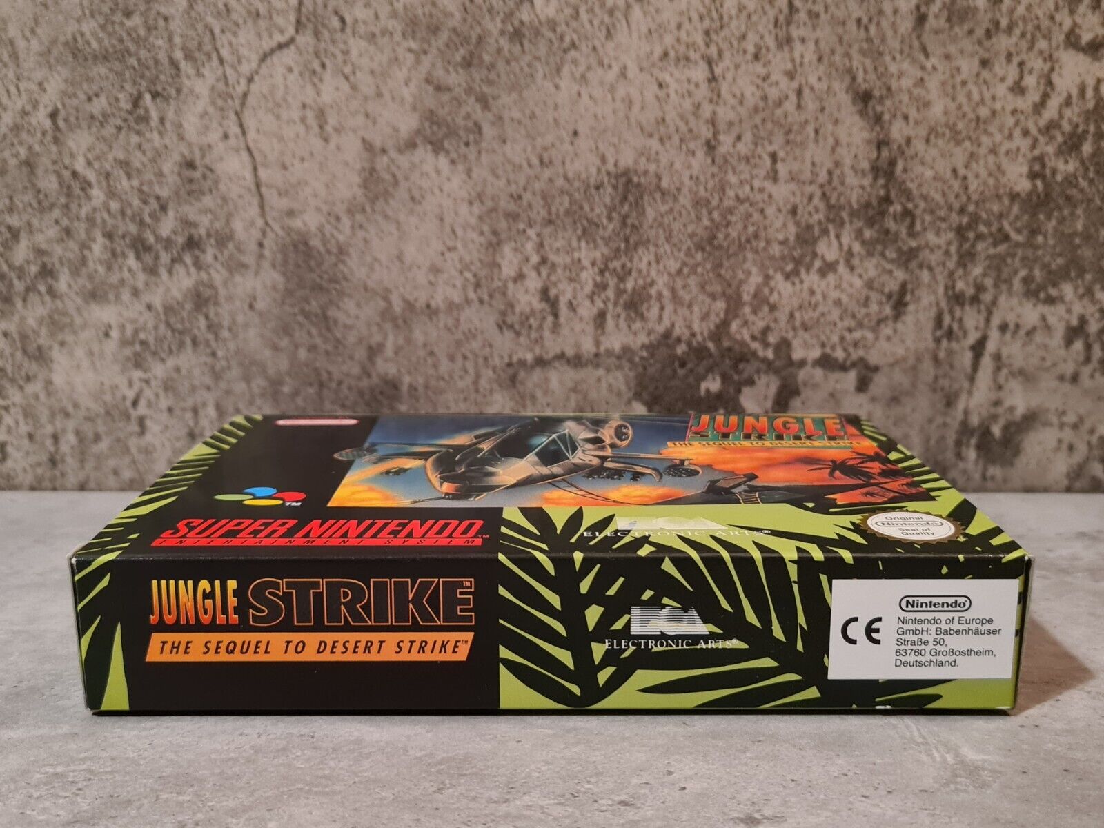 Super Nintendo Jungle Strike The Sequel To Desert Strike + OVP und Anleitung EUR - T-Retro-Games 
