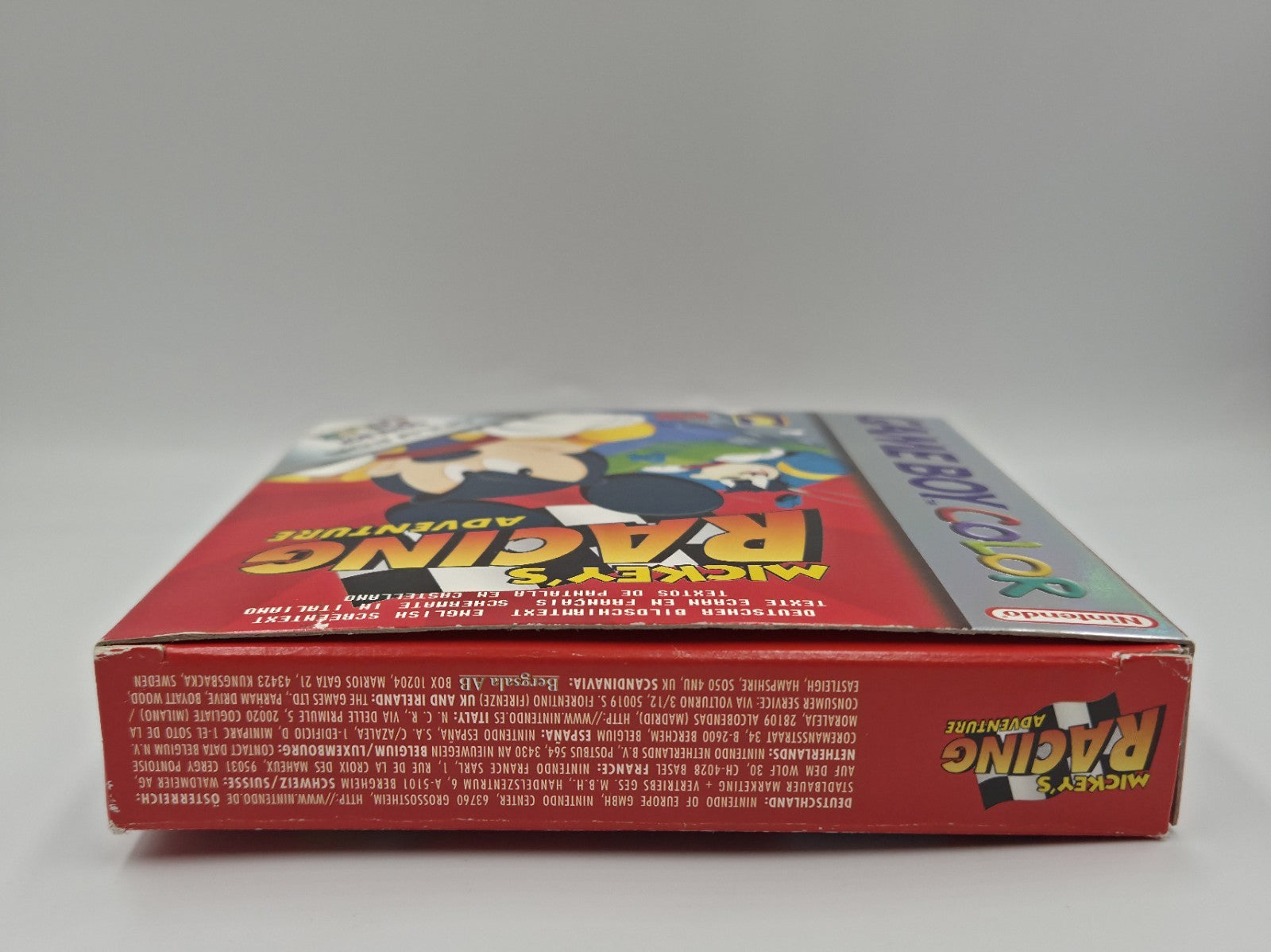 Nintendo Game Boy Color Mickey's Racing Adventure mit OVP und Anleitung EUR