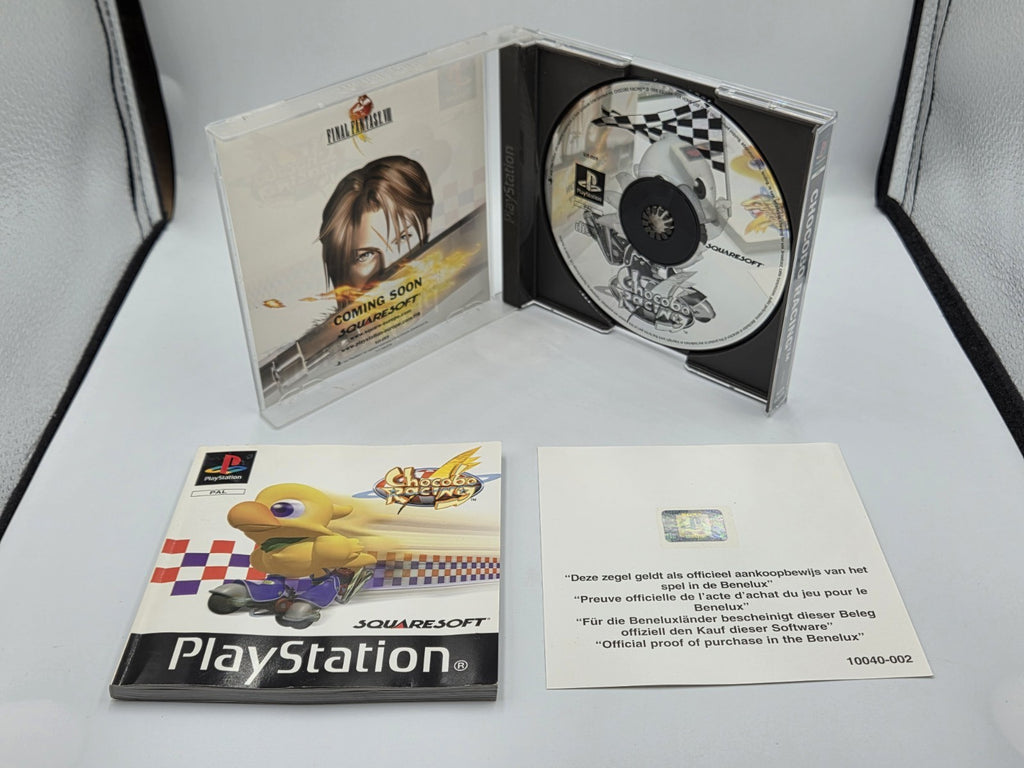 PS1 Playstation 1 Chocobo Racing mit OVP und Anleitung Multilingual 