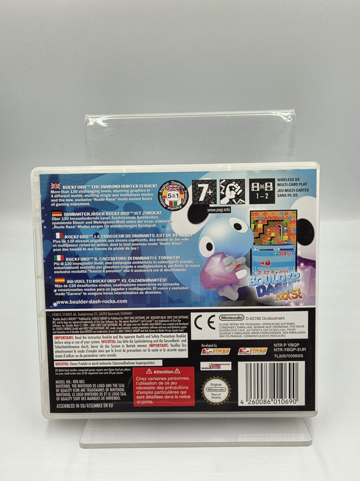 Nintendo DS Boulder Dash Rocks! mit OVP und Anleitung EUR