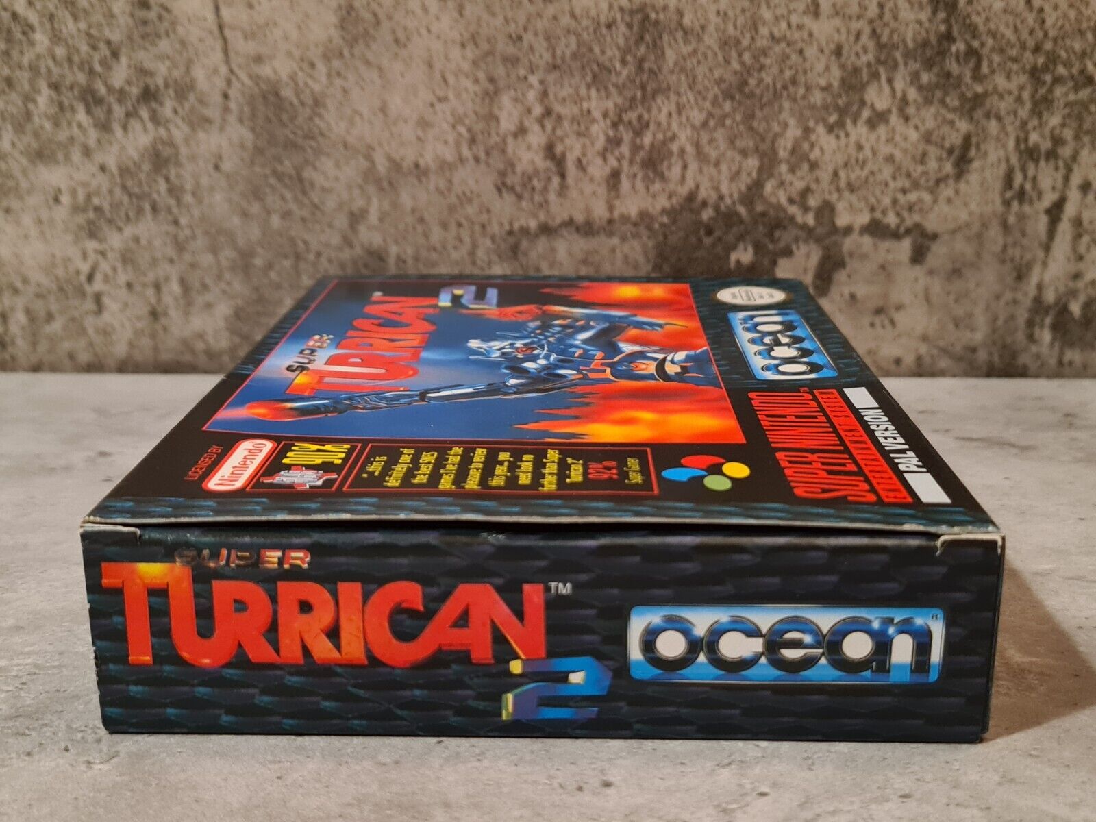 SNES Super Nintendo Super Turrican 2 mit OVP und Anleitung UKV - T-Retro-Games 