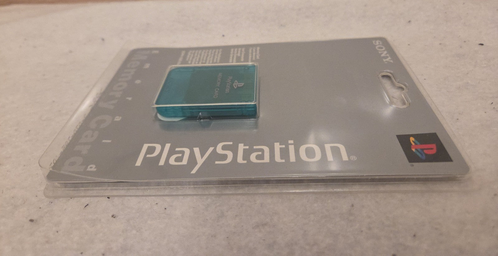 PS1 Sony Playstation Memory Card Sealed Neu New Smaragd SCPH-1020 