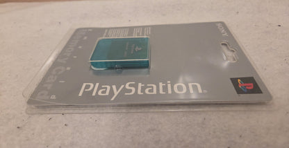 PS1 Sony Playstation Memory Card Sealed Neu New Smaragd SCPH-1020 