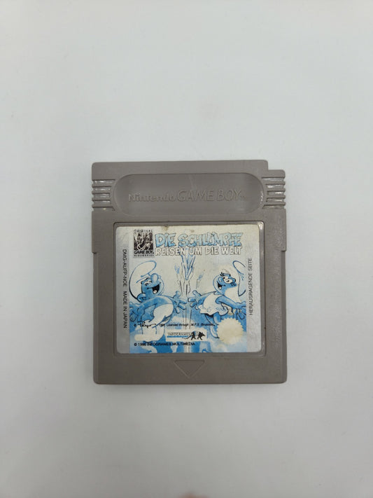 Nintendo Game Boy Classic Spiel Die Schlümpfe Reisen um die Welt Modul NOE
