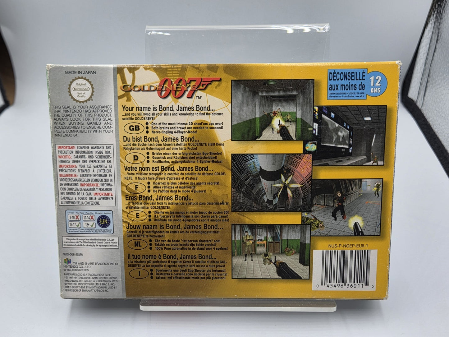 N64 Nintendo 64 GoldenEye 007 mit OVP und Anleitung EUR