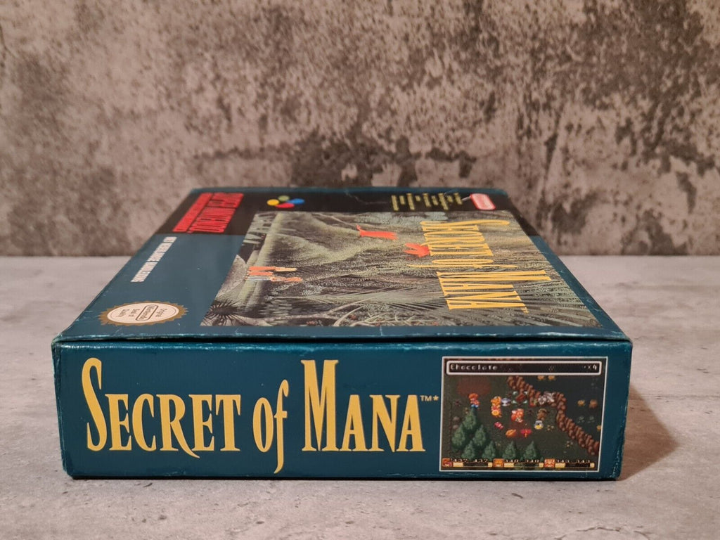 SNES Super Nintendo Secret of Mana mit OVP und Anleitung HOL Small Box - T-Retro-Games 