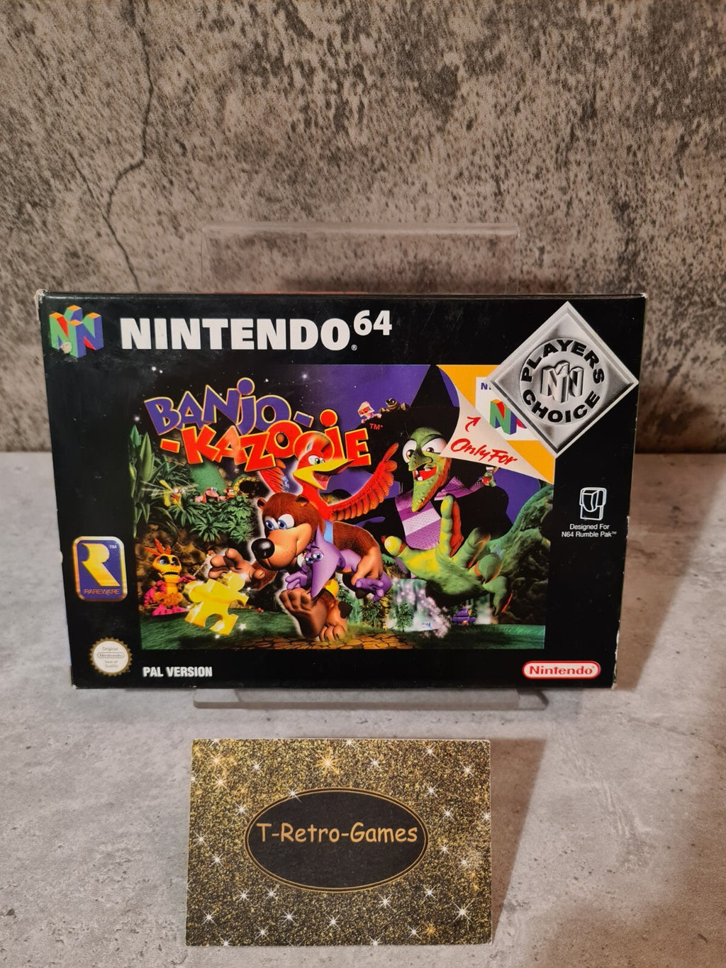 N64 Nintendo 64 Banjo Kazooie mit OVP und Anleitung NUKV