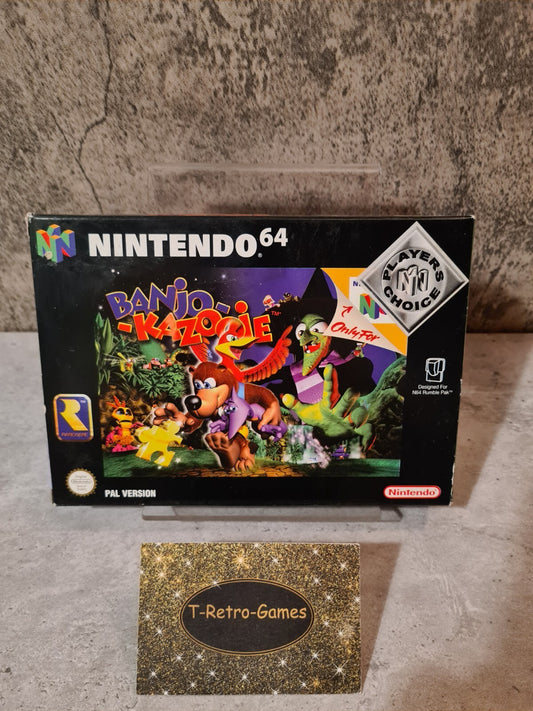 N64 Nintendo 64 Banjo Kazooie mit OVP und Anleitung NUKV