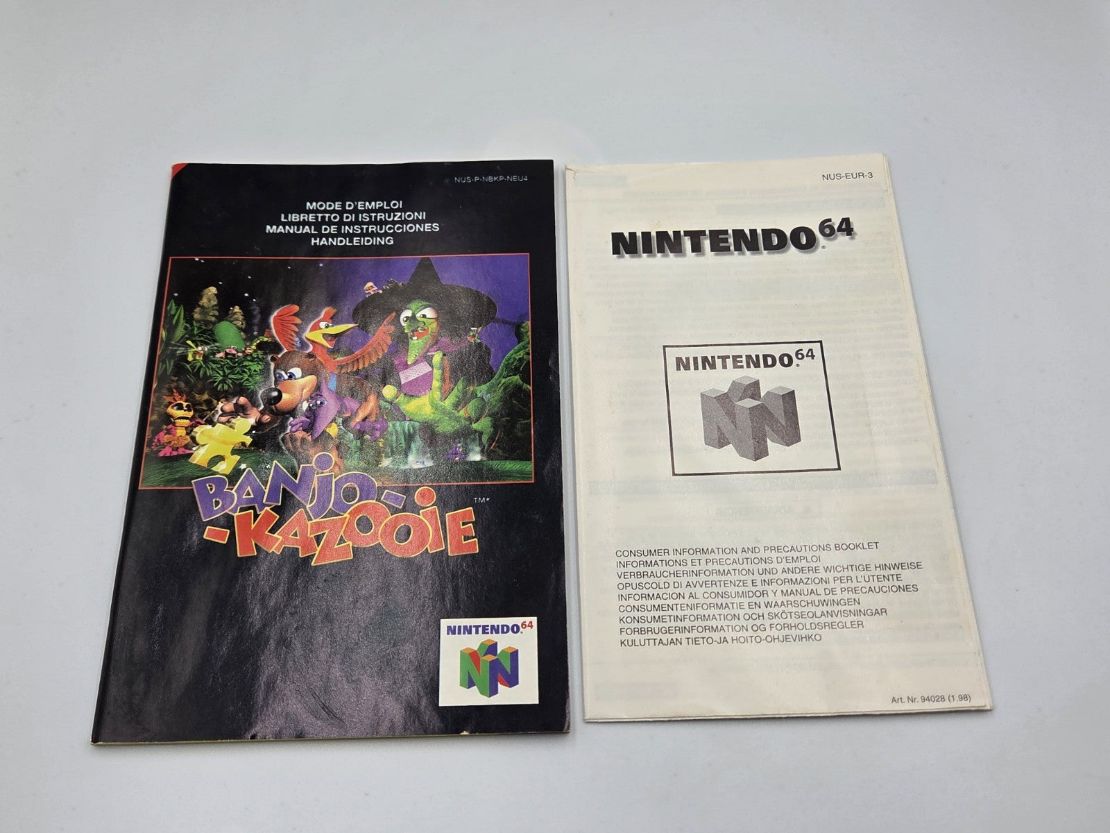 N64 Nintendo 64 Banjo Kazooie mit OVP und Anleitung FAH