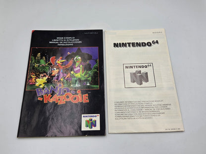N64 Nintendo 64 Banjo Kazooie mit OVP und Anleitung FAH