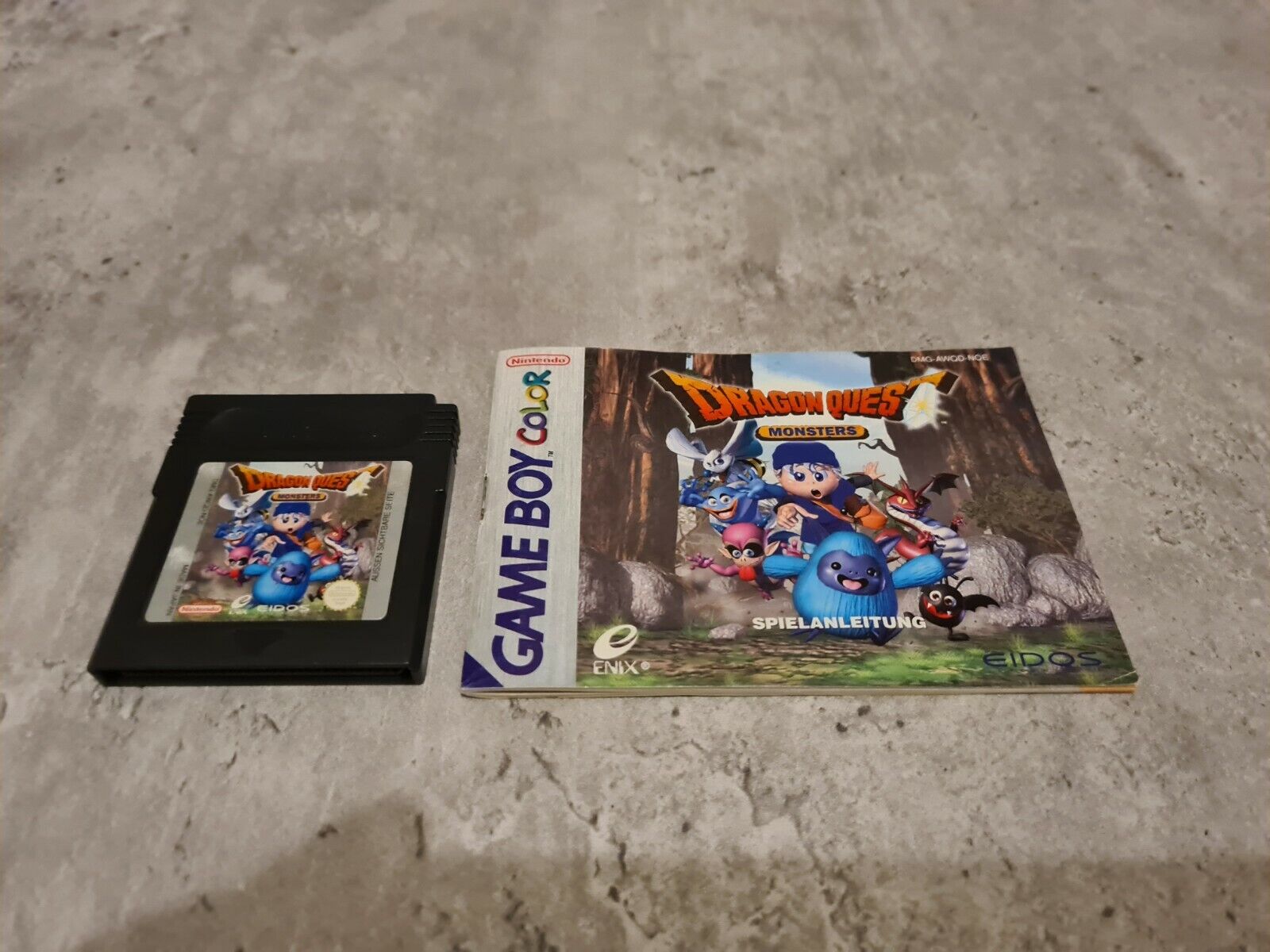 Nintendo Gameboy Color Dragon Quest Monsters mit OVP und Anleitung NOE - T-Retro-Games 
