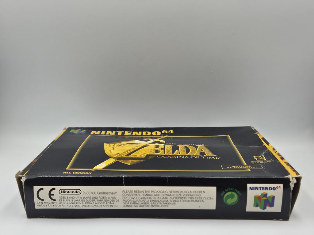 N64 Nintendo 64 The Legend of Zelda Ocarina of Time mit OVP und Anleitung EUR