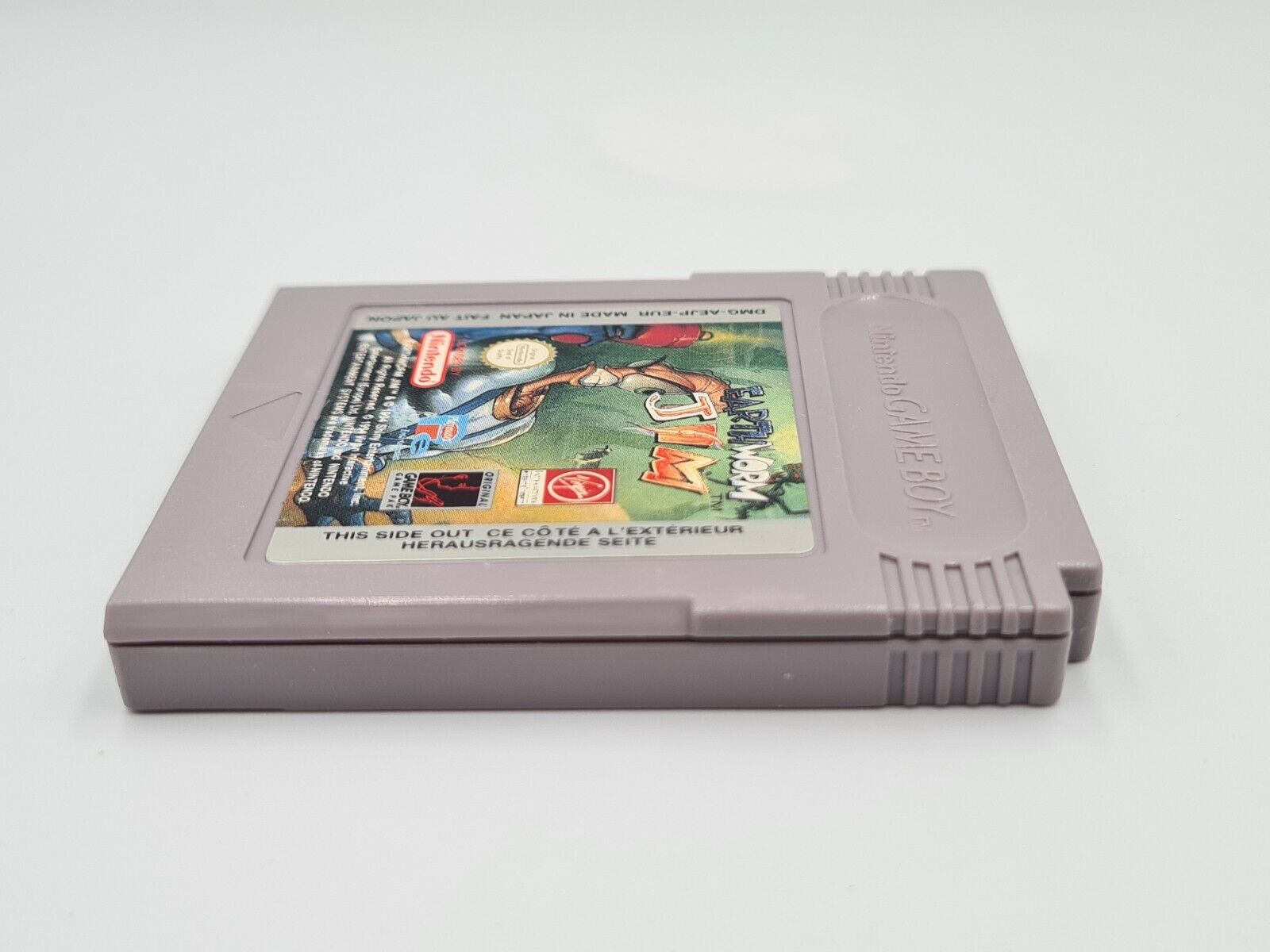 Nintendo Game Boy Classic Spiel Earthworm Jim Modul EUR - T-Retro-Games 