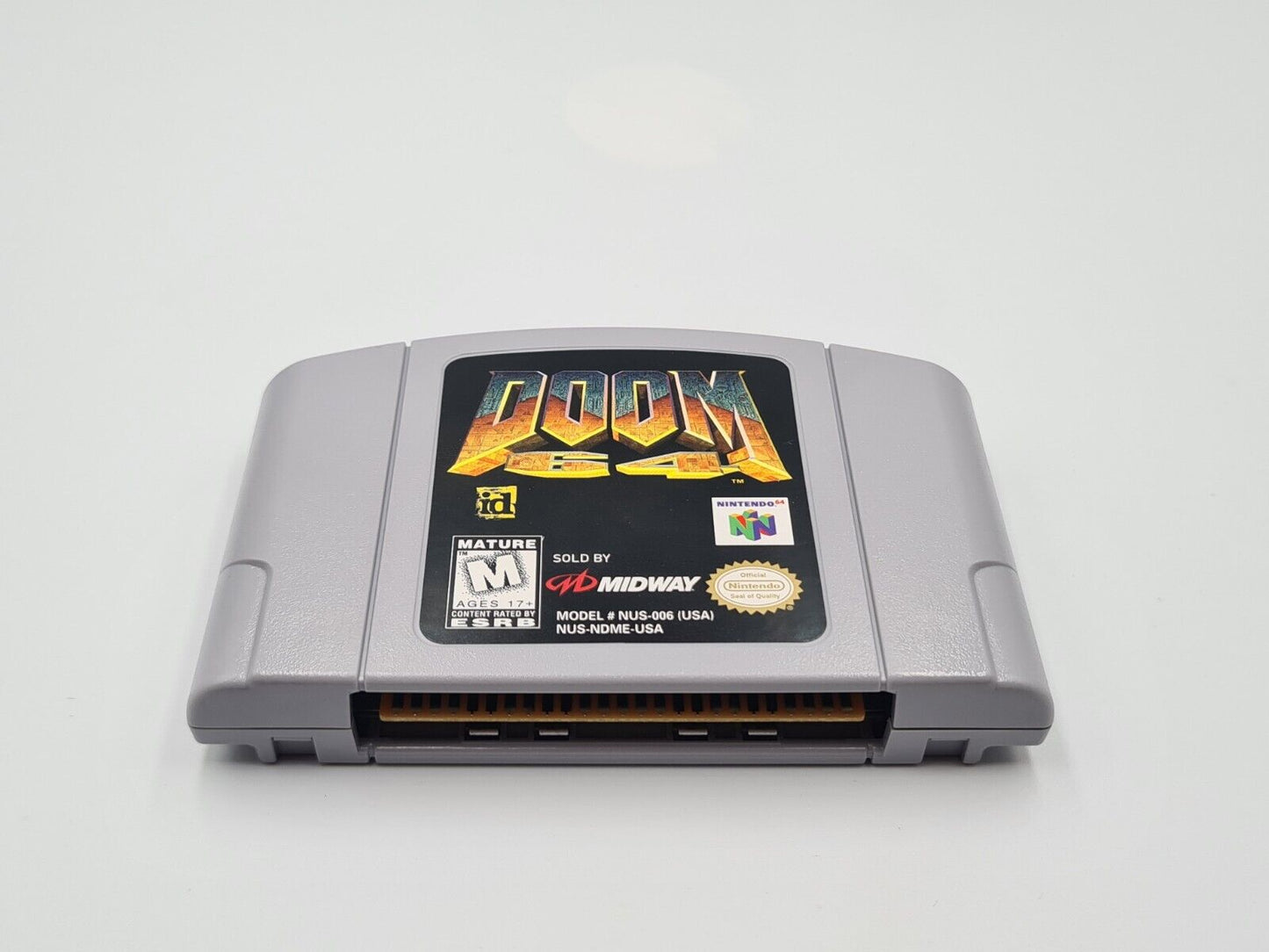 N64 Nintendo 64 Doom 64 mit OVP und Anleitung USA NTSC - T-Retro-Games 