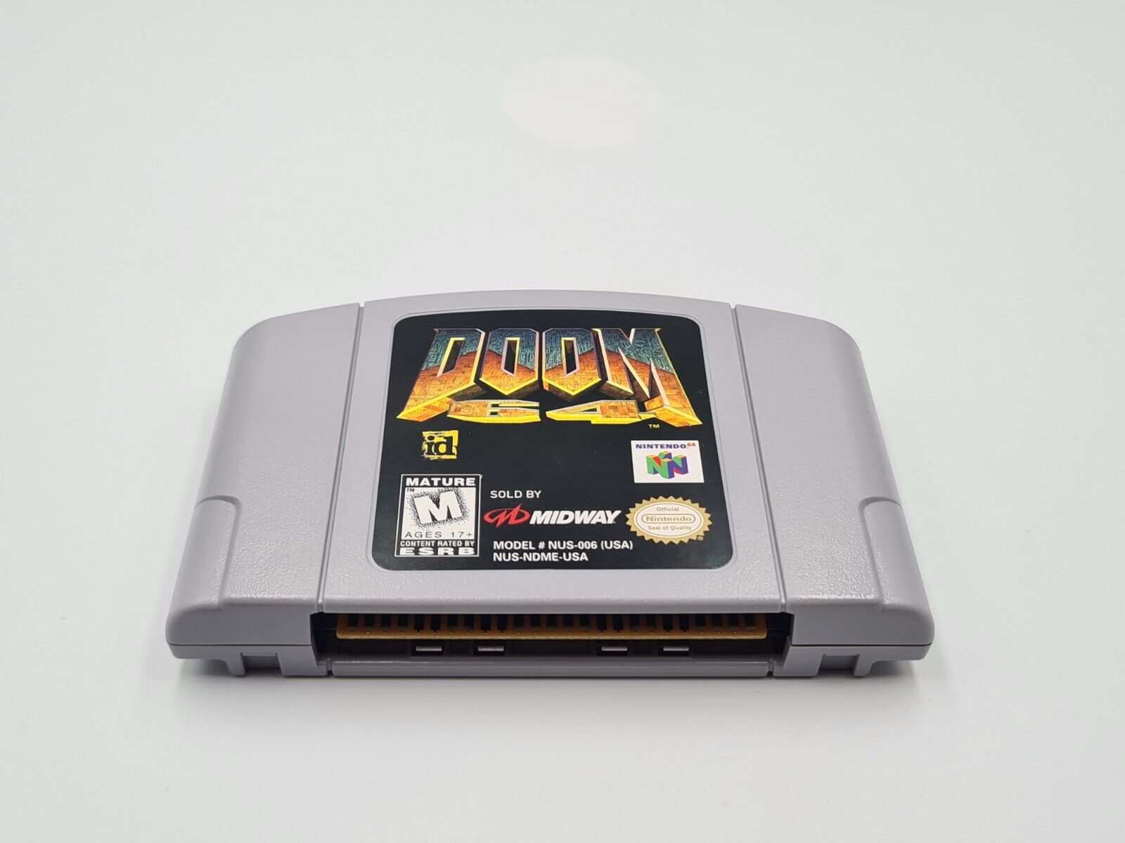 N64 Nintendo 64 Doom 64 mit OVP und Anleitung USA NTSC - T-Retro-Games 